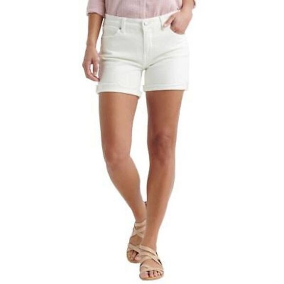 Lucky Brand Women's the Bermuda Shorts in White Sz 2/26 - Picture 1 of 8
